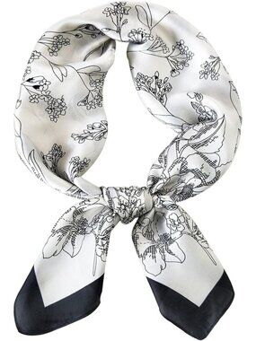 Satin Bandanas Head A 1 Green Scarf Women Lightweight Silk Hair Wrap Sleep Scarf